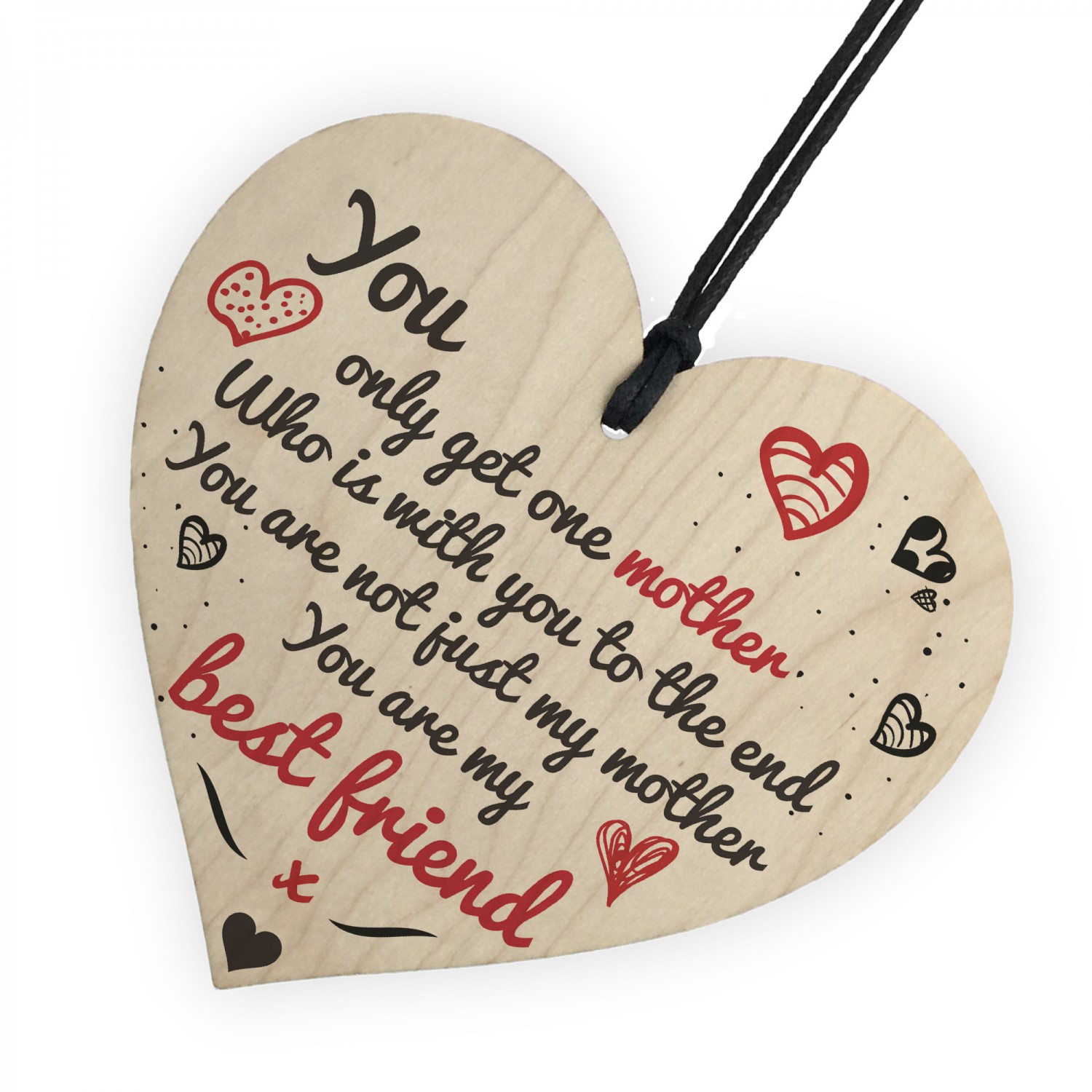 Only Get One Mother Hanging Heart Sign Mothers Day Gifts