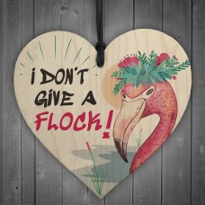 I Don't Give A Flock Flamingo Art Party Accesory Decoration 