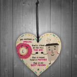 She Is My Bestfriend Heart Decoration Mum Mother's Day Gift