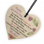 Happy Mothers Day Hanging Heart Sign Mothers Day Gifts 