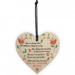 I Love You Mother Hanging Heart Sign Mothers Day Gifts