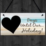 Chalk Board Holiday Countdown Sign - Days Until Our Holiday