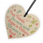 Friendship Sign Best Friend Plaque Wood Hanging Heart Thank You