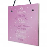 Friendship Sign Best Friend are Like Stars Plaque Gift Thank You