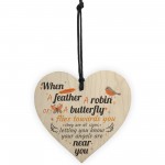 Angels Are Near Memorial Bereavement Family Hanging Plaque Gifts