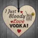 Vodka Friend Friendship Plaque Sign Funny Wooden Gift Alcohol 