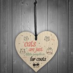 Cats Fur Coats Cute Funny Gift Idea Animal Lover Hanging Plaque 