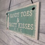 Sandy Toes Shabby Chic Seaside Lighthouse Nautical Theme Signs