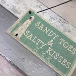 Sandy Toes Shabby Chic Seaside Lighthouse Nautical Theme Signs