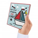 Set Sail Chic Signs Sailing Nautical Seaside Plaques Boat Gifts