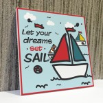 Set Sail Chic Signs Sailing Nautical Seaside Plaques Boat Gifts