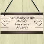 Wedding Decoration Plaque Last Chance Funny Reception Decor Gift