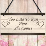 Wedding Decoration Plaque Shabby Chic Bride Groom Reception Gift