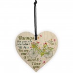 Nannys Like You Are Precious Wooden Heart Plaque I Love You Gran