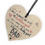 Daddies Girl Fathers Day Dad Hanging Heart Signs Thank You Gifts