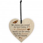 In Our Hearts Hanging Heart Heaven Memorial Mother Dad Nan Gift