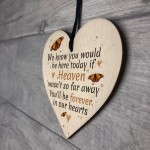 In Our Hearts Hanging Heart Heaven Memorial Mother Dad Nan Gift