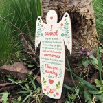 Mummy Dear Grave Wood Angel Plaque Loving Memory Family Mum