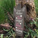 I Was Your Angel Grave Hanging Wood Angel Plaque Loving Memory