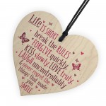 Life Is Short Smile Motivational Friendship Gifts Quote Signs