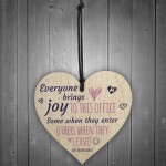 Bring Joy To The Office Novelty Wooden Heart Leaving Gift Plaque
