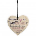 Bring Joy To The Office Novelty Wooden Heart Leaving Gift Plaque