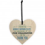Fun Colleagues Heart Work Friendship FRIEND Colleague Thank You