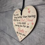 Best Friend Auntie Heart Gift Shabby Chic Birthday Love Keepsake