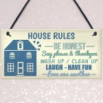 House Rules Cute First Home New House Gifts Home Decor Plaque