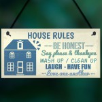 House Rules Cute First Home New House Gifts Home Decor Plaque