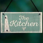 The Kitchen Hanging Plaque Seaside Nautical GIFT Shabby Chic