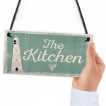 The Kitchen Hanging Plaque Seaside Nautical GIFT Shabby Chic