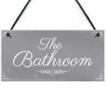 'THE BATHROOM' Door Sign Plaque Sign for Toilet or Bathroom 