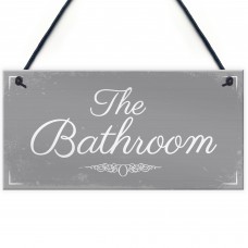 'THE BATHROOM' Door Sign Plaque Sign for Toilet or Bathroom 