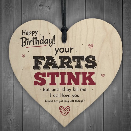 Love You Funny Happy Birthday Heart Boy Girl Man Wife Sign Gifts