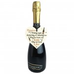 Friday Night Prosecco Wood Heart Funny Drinking Bar Plaque Gift