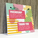 Crazy Friendship Sign Best Friend Hanging Plaque Thank You Gifts