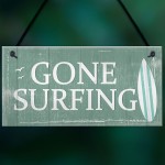 one Surfing Hanging Plaque Nautical Decor Beach Seaside Chic