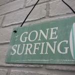 one Surfing Hanging Plaque Nautical Decor Beach Seaside Chic