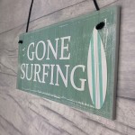 one Surfing Hanging Plaque Nautical Decor Beach Seaside Chic