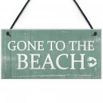 Gone To The Beach Hanging Plaque Nautical Decor Beach Seaside