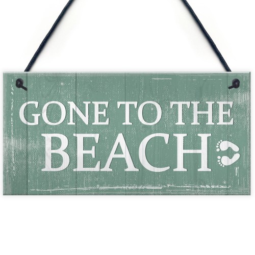 Gone To The Beach Hanging Plaque Nautical Decor Beach Seaside