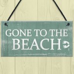 Gone To The Beach Hanging Plaque Nautical Decor Beach Seaside