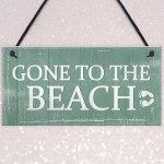 Gone To The Beach Hanging Plaque Nautical Decor Beach Seaside