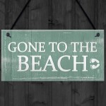 Gone To The Beach Hanging Plaque Nautical Decor Beach Seaside