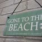 Gone To The Beach Hanging Plaque Nautical Decor Beach Seaside
