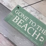 Gone To The Beach Hanging Plaque Nautical Decor Beach Seaside