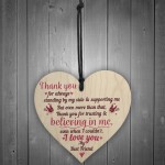 I Love You Friendship Sign Best Friend Wooden Heart Birthday 