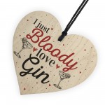 Bloody Love Gin & Tonic Funny Alcohol Sign Pub Party Gift Sign