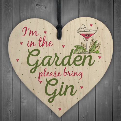 In The Garden Bring Gin Wall Garden Plaque Decor Alcohol Sign In The Garden Bring Gin Wall Garden Plaque Decor Alcohol Sign